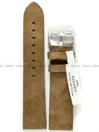 Skórzany pasek do zegarka Bisset BS-209-22-2, 22 mm, Brązowy