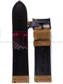 Skórzany pasek do zegarka Diloy 397.24.3, 24 mm, Brązowy