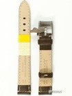 Skórzany pasek do zegarka Diloy P354.16.2, 16 mm, Brązowy