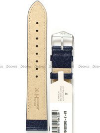 Skórzany pasek do zegarka Hirsch 04302010-2-20, 20 mm, Brązowy