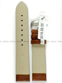 Skórzany pasek do zegarka Horido 0019.03.20S, 20 mm, Brązowy