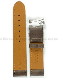 Skórzany pasek do zegarka LAVVU LSAUC22 , 22 mm, Brązowy