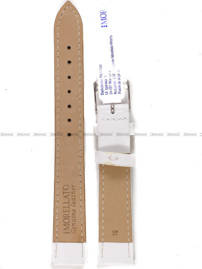 Skórzany pasek do zegarka Morellato A01U1564220017CR16, 16 mm, Biały