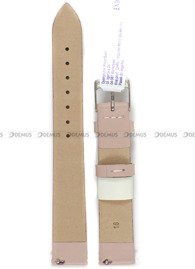 Skórzany pasek do zegarka Morellato A01X5200875128CR16, 16 mm, Różowy