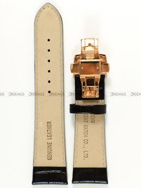 Skórzany pasek do zegarka Orient UDCVWRB, 24 mm, Czarny
