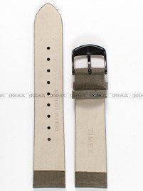 Skórzany pasek do zegarka Timex P2N795, 20 mm, Grafitowy