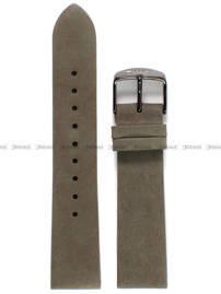 Skórzany pasek do zegarka Timex P2N795, 20 mm, Grafitowy