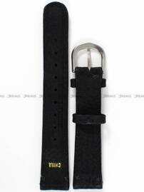 Skórzany pasek do zegarka Timex P43021, 16 mm, Czarny