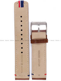 Skórzany pasek do zegarka Tommy Hilfiger Tommy-Hilfiger-1791066, 22 mm, Brązowy
