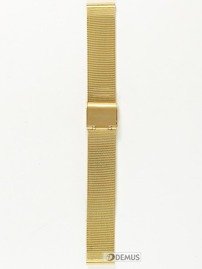 Stalowa-pozłacana bransoleta do zegarka Chermond BRG2.16, 16 mm, Złota