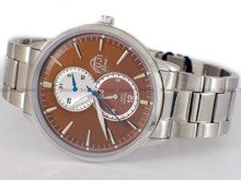 Zegarek FujiTime M7108QS-Brown-Silver