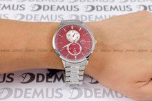 Zegarek FujiTime M7108QS-Red-Silver