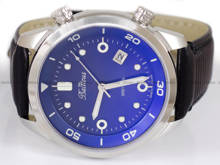 Zegarek Męski Balticus Grey Seal III - niebieski - Dwa paski i bransoleta w zestawie
