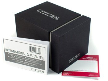 Zdjęcie pudełka i gwarancji CITIZEN