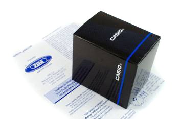 Zdjęcie pudełka i gwarancji CASIO