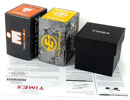 Zdjęcie pudełka i gwarancji TIMEX