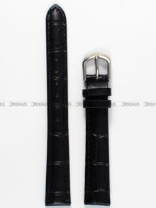 Skórzany pasek do zegarka Bisset PB48.14.1, 14 mm, Czarny