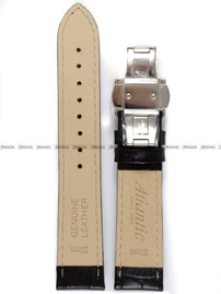 Pasek do zegarka skórzany Atlantic - SKORA CZAR KROK-M 20SM - 20 mm - z zapięciem motylkowym