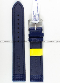 Skórzany pasek do zegarka Morellato A01X4907977062SB20, 20 mm, Niebieski