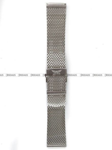 Bransoleta do zegarka Aviator Douglas DC - 22 mm - srebrna