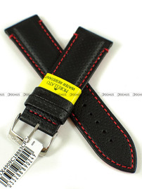 Skórzany pasek do zegarka Morellato A01X4909C18883CR24, 24 mm, Czarny