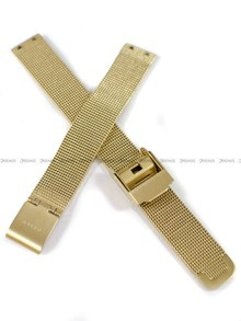 Pozłacana, siateczkowa (mesh) bransoleta do zegarka Obaku V223LXGIMG, 12 mm, Złota