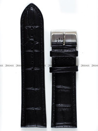 Skórzany pasek do zegarka Horido 0189.01.24S, 24 mm, Czarny