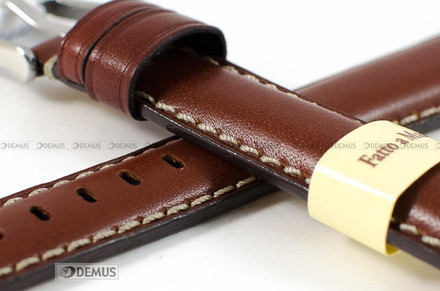 Skórzany pasek do zegarka Morellato A01X4272B12041CR18, 18 mm, Brązowy