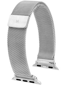 Bransoleta mesh z adapterem do Apple Watch - Hirsch Milanaise 30161434AD-2-22 - 22 mm - Zestaw