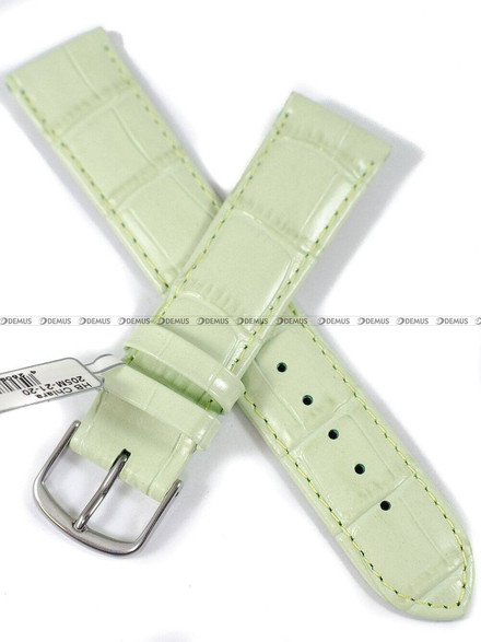 Pasek skórzany do zegarka - Fluco Chiara 205M-21-20 - 20 mm