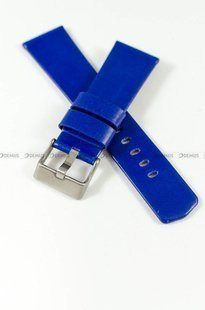 Skórzany pasek do zegarka Tekla PT48.26.5, 26 mm, Niebieski