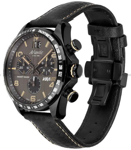 Zegarek Męski Atlantic Grand Prix Chrono Desert Racer 55463.46.45VBA - Adrien Van Beveren - Limitowana Edycja