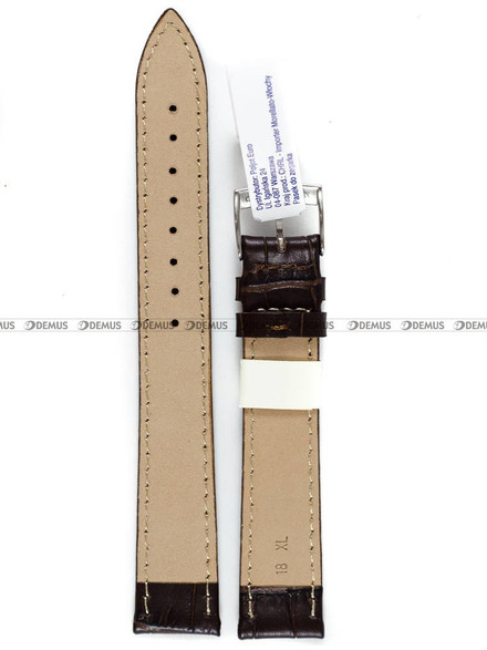 Skórzany pasek do zegarka Morellato A01Y2269480032CR18, 18 mm, Brązowy