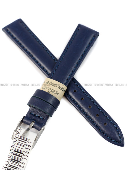 Pasek do zegarka skórzany - Morellato A01X4219A97062CR14 - 14 mm