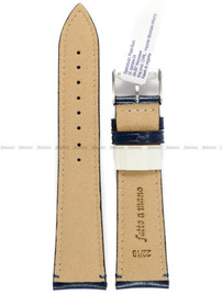 Wodoodporny Pasek do zegarka skórzany - Morellato A01X6122E40062CR22 - 22 mm