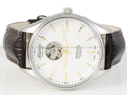 Zegarek Męski Atlantic Worldmaster Open Heart 52780.41.21G - Limitowana Edycja