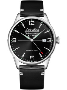 Zegarek Męski Mechaniczny Adriatica A1965.5254M - ręcznie nakręcany - Limitowana Edycja