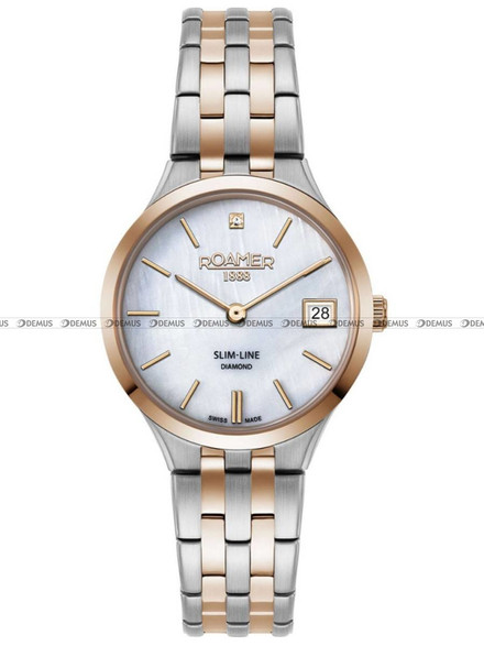 Roamer Slim Line Diamond 864857 49 20 50 Zegarek Damski