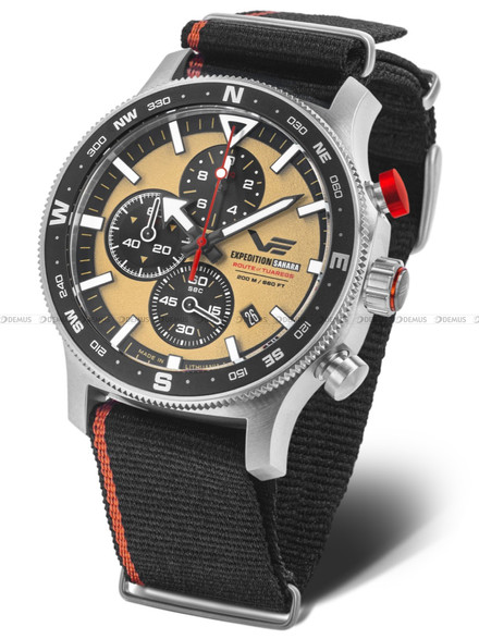 Vostok Europe Expedition SAHARA - Route of Tuaregs - 6S10-598A753B Zegarek Męski - Limitowana Edycja - Zestaw