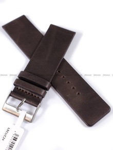 Skórzany pasek do zegarka LAVVU LSCUC24, 24 mm, Brązowy