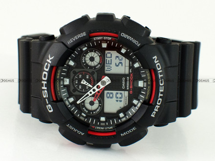 Zegarek Casio G-Shock GA-100-1A4ER Męski, Kwarcowy, Wskazówkowo-Elektroniczny