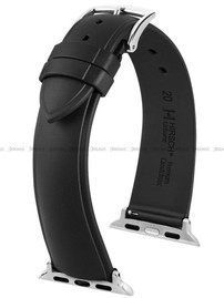 Pasek z naturalnego kauczuku z adapterem do Apple Watch - Hirsch Urbane 40448850AD-2-22 - 22 mm - Zestaw