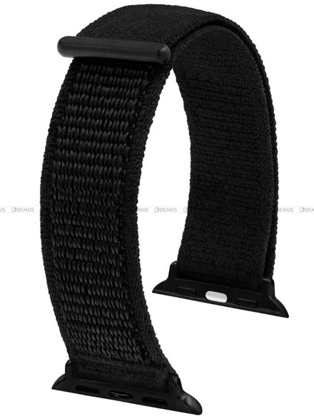 Pasek nylonowy na rzep z adapterem do Apple Watch - Hirsch Vocem 41409050AD-5-20 - 20 mm - Zestaw