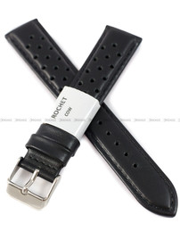 Pasek skórzany do zegarka - Rochet San Marino 5130601 - 18 mm - Czarny