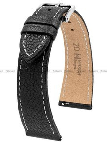 Pasek skórzany z do zegarka - Hirsch Bologna 01802150-2-20 M - 20 mm