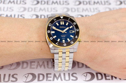 Zegarek Męski Balticus Deep Water Czarny Bicolor - Limitowana Edycja