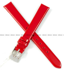Skórzany pasek do zegarka Horido 0504.06.12S, 12 mm, Czerwony