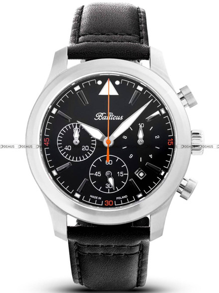 Zegarek Męski Balticus Flying Seal BALFSQCHBLA - Limitowana Edycja 50 sztuk - dodatkowy pasek w zestawie
