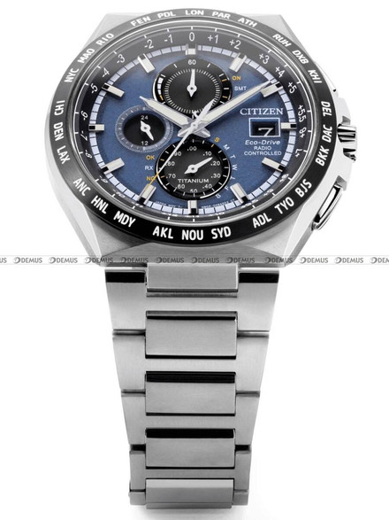 Zegarek Męski Citizen Titanium Eco-Drive Radio Controlled AT8238-84L