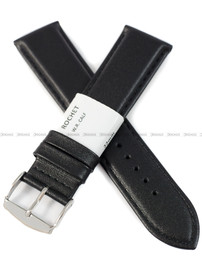 Pasek skórzany do zegarka - Rochet Neptune 7230801 - 22 mm - Czarny